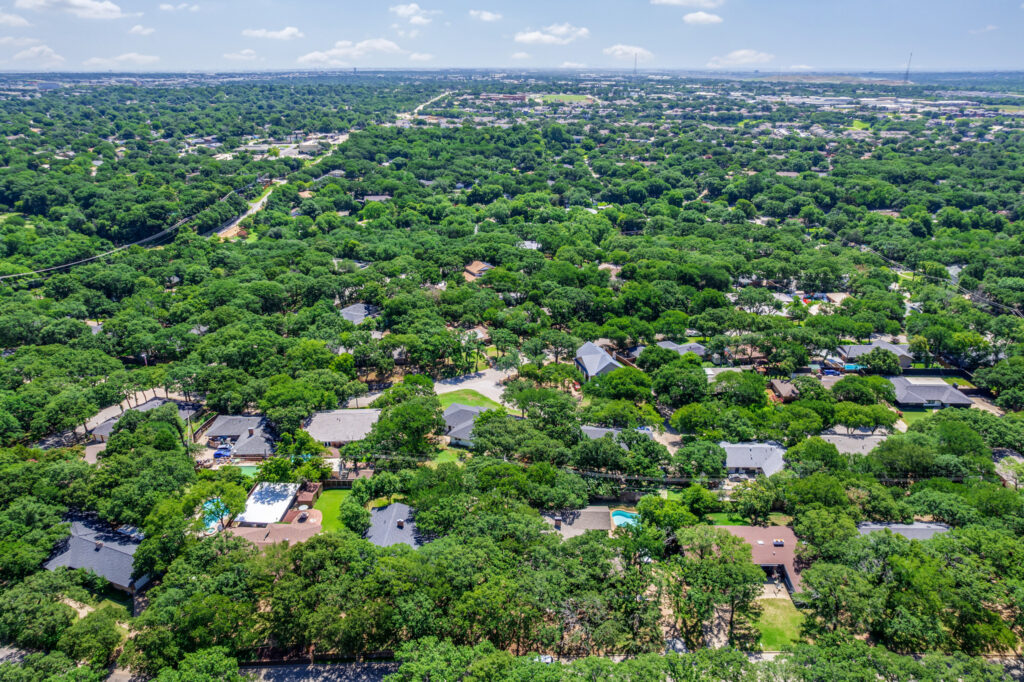 Aerial View of Skyline